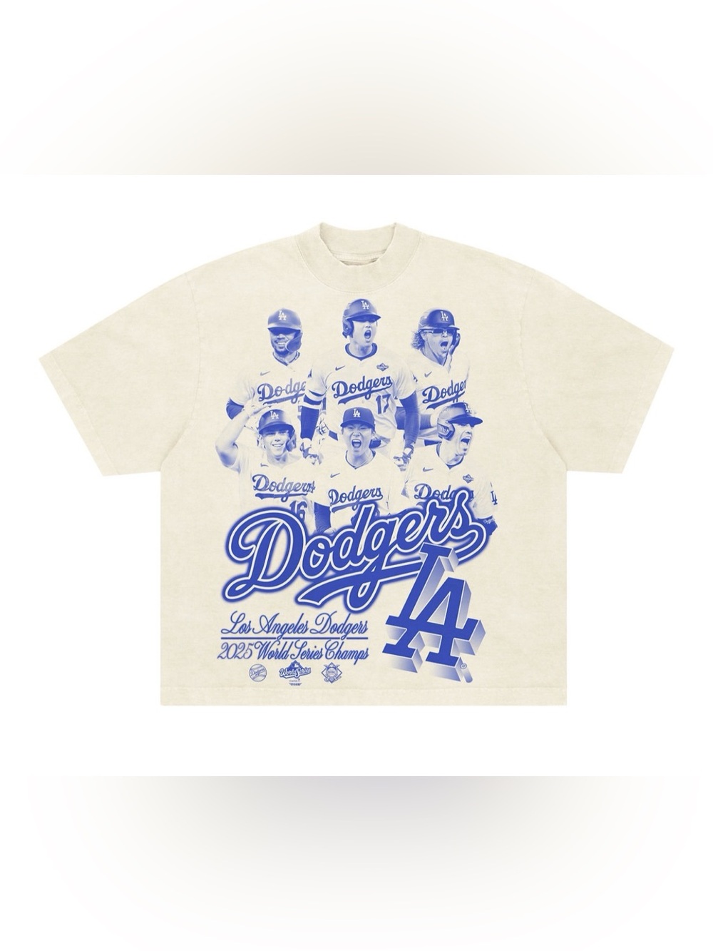 NWOT 2X Dodgers 2025 World Series Graphic Tee